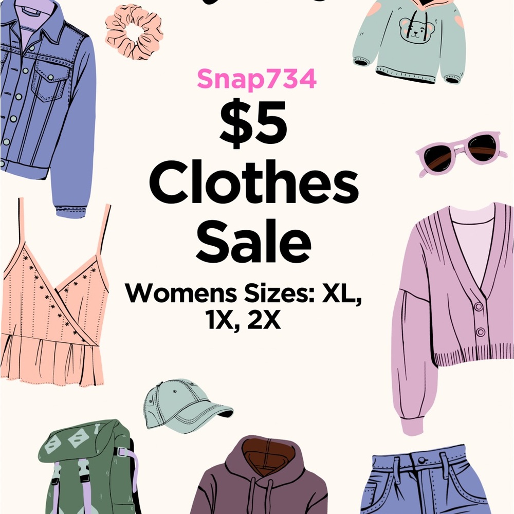 $5 Clothes!  - Unlisted Inventory